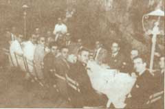 Foto dos Integrantes Setor de Endocrinologia datada de 1950